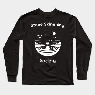 Stone Skipping Society Skimming Long Sleeve T-Shirt